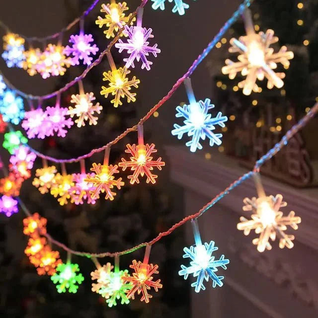 LED Snowflake Lights