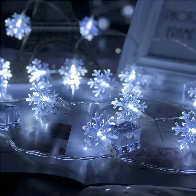 LED Snowflake Lights